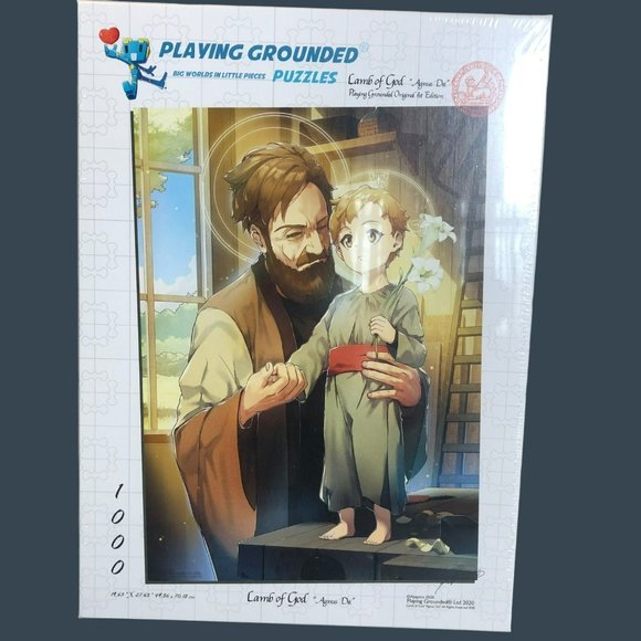 NIB Playing Grounded Original 1st Edition Lamb of God Puzzle 1000 Pieces, 2020 - Picture 1 of 5